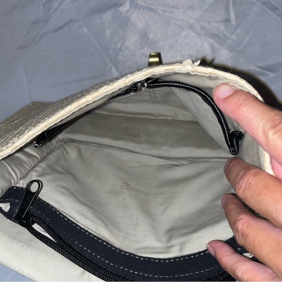 Jason Wu Black Cotton and Woven Clutch Wristlet Purse - Picture 5 of 7